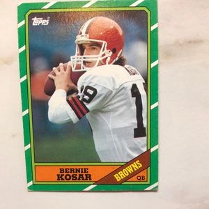 Bernie Kosar football rookie card